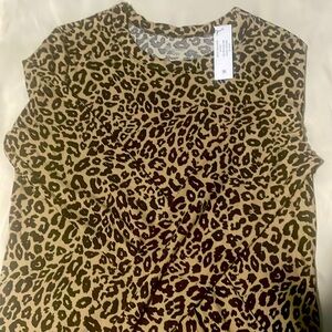 Medium sized shirt (No Boundaries); brand new; Cheetah Print